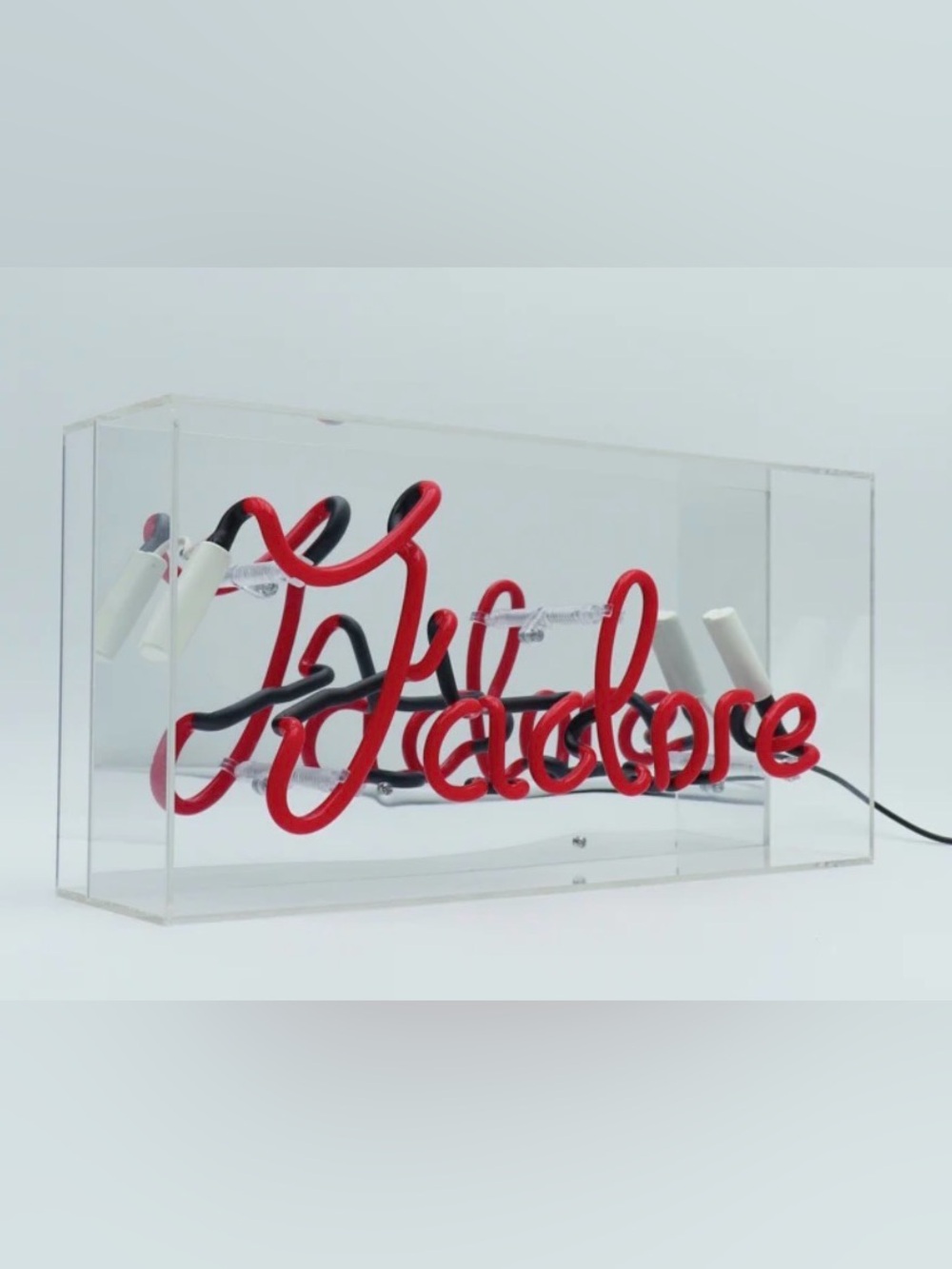 J’adore Hand-Blown Glass Neon Sign Red Luxury Home Decor
